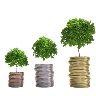 Investissement locatif rentable : trois tas de pièces avec arbres, croissance patrimoniale – Loany