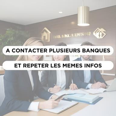 Problème crédit immobilier : répétition des informations auprès de plusieurs banques – illustration Loany Jérôme Guilloux